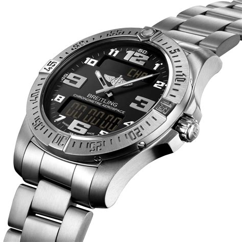 breitling chronometre chronographe aerospace evo titanium|Breitling chronograph.